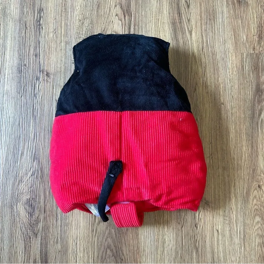 DISNEY Mickey Mouse costume, Halloween black red size 6-18 months unisex